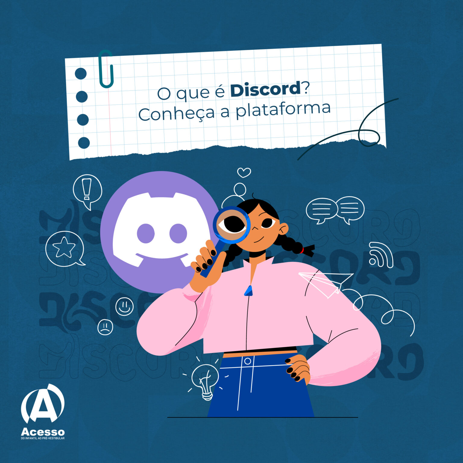 O que é Discord? Conheça a plataforma - Curso e Colégio Acesso